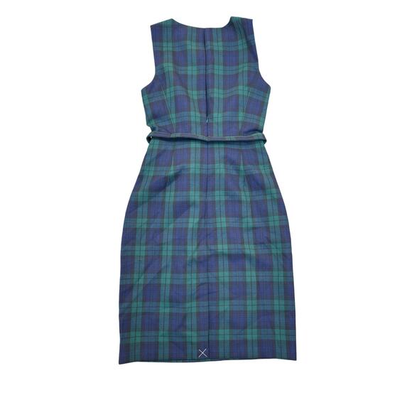 J.Crew Wool Plaid Sheath Dress Size 0 New with Tags - Picture 6 of 7